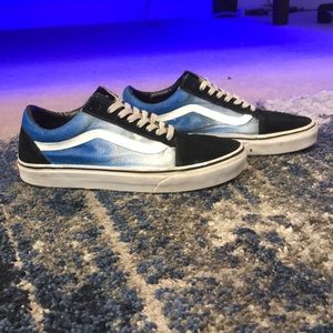 Custom painted vans old skools